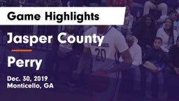 Jasper County  vs Perry  Game Highlights - Dec. 30, 2019