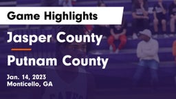 Jasper County  vs Putnam County  Game Highlights - Jan. 14, 2023