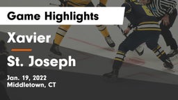 Xavier  vs St. Joseph  Game Highlights - Jan. 19, 2022