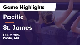 Pacific  vs St. James  Game Highlights - Feb. 2, 2023