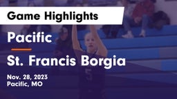 Pacific  vs St. Francis Borgia  Game Highlights - Nov. 28, 2023
