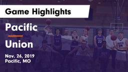 Pacific  vs Union  Game Highlights - Nov. 26, 2019