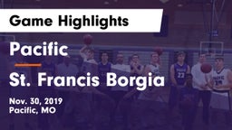 Pacific  vs St. Francis Borgia  Game Highlights - Nov. 30, 2019