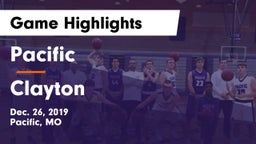Pacific  vs Clayton  Game Highlights - Dec. 26, 2019