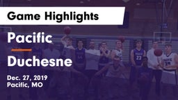Pacific  vs Duchesne  Game Highlights - Dec. 27, 2019