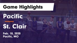 Pacific  vs St. Clair  Game Highlights - Feb. 18, 2020
