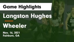Langston Hughes  vs Wheeler  Game Highlights - Nov. 16, 2021