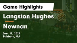 Langston Hughes  vs Newnan  Game Highlights - Jan. 19, 2024