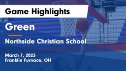 Green  vs Northside Christian School Game Highlights - March 7, 2023