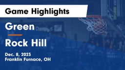 Green  vs Rock Hill  Game Highlights - Dec. 8, 2023