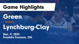 Green  vs Lynchburg-Clay  Game Highlights - Dec. 9, 2023