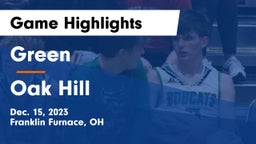 Green  vs Oak Hill  Game Highlights - Dec. 15, 2023