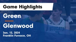 Green  vs Glenwood  Game Highlights - Jan. 12, 2024
