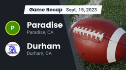 Recap: Paradise  vs. Durham  2023