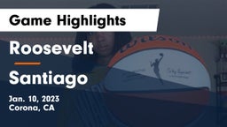 Roosevelt  vs Santiago  Game Highlights - Jan. 10, 2023