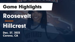 Roosevelt  vs Hillcrest Game Highlights - Dec. 27, 2023