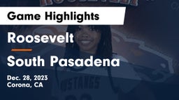 Roosevelt  vs South Pasadena  Game Highlights - Dec. 28, 2023