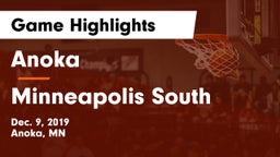 Anoka  vs Minneapolis South  Game Highlights - Dec. 9, 2019