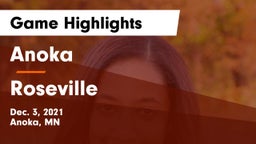 Anoka  vs Roseville  Game Highlights - Dec. 3, 2021