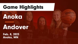 Anoka  vs Andover  Game Highlights - Feb. 8, 2023