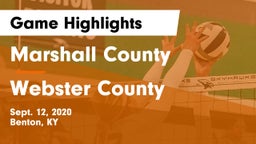 Marshall County  vs Webster County  Game Highlights - Sept. 12, 2020