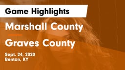 Marshall County  vs Graves County  Game Highlights - Sept. 24, 2020