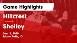 Hillcrest  vs Shelley  Game Highlights - Jan. 3, 2020