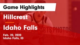 Hillcrest  vs Idaho Falls  Game Highlights - Feb. 20, 2020