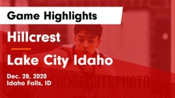 Hillcrest  vs Lake City Idaho Game Highlights - Dec. 28, 2020