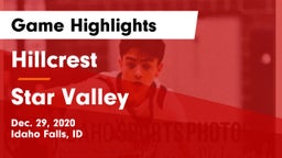 Hillcrest  vs Star Valley  Game Highlights - Dec. 29, 2020