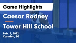 Caesar Rodney  vs Tower Hill School Game Highlights - Feb. 5, 2022