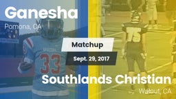 Matchup: Ganesha  vs. Southlands Christian  2017