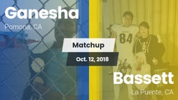 Matchup: Ganesha  vs. Bassett  2018