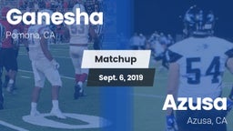 Matchup: Ganesha  vs. Azusa  2019