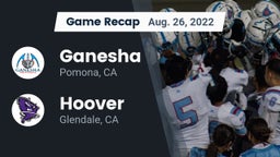 Recap: Ganesha  vs. Hoover  2022
