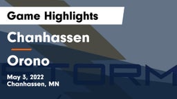 Chanhassen  vs Orono  Game Highlights - May 3, 2022