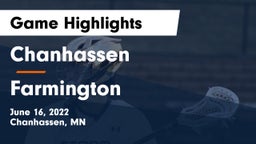 Chanhassen  vs Farmington  Game Highlights - June 16, 2022