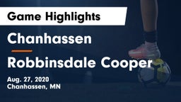Chanhassen  vs Robbinsdale Cooper Game Highlights - Aug. 27, 2020