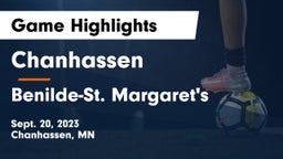 Chanhassen  vs Benilde-St. Margaret's  Game Highlights - Sept. 20, 2023