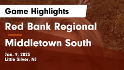 Red Bank Regional  vs Middletown South  Game Highlights - Jan. 9, 2023