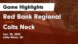 Red Bank Regional  vs Colts Neck  Game Highlights - Jan. 20, 2023