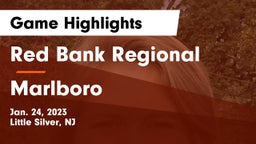 Red Bank Regional  vs Marlboro  Game Highlights - Jan. 24, 2023