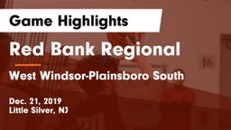 Red Bank Regional  vs West Windsor-Plainsboro South  Game Highlights - Dec. 21, 2019