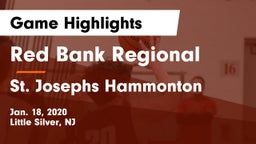 Red Bank Regional  vs St. Josephs Hammonton Game Highlights - Jan. 18, 2020