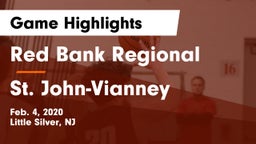 Red Bank Regional  vs St. John-Vianney  Game Highlights - Feb. 4, 2020