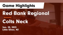 Red Bank Regional  vs Colts Neck  Game Highlights - Jan. 20, 2023