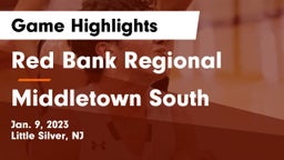 Red Bank Regional  vs Middletown South  Game Highlights - Jan. 9, 2023