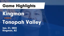 Kingman  vs Tonopah Valley  Game Highlights - Jan. 31, 2023