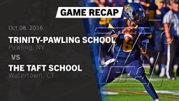 Recap: Trinity-Pawling School vs. The Taft School 2016