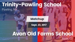 Matchup: Trinity-Pawling vs. Avon Old Farms School 2017